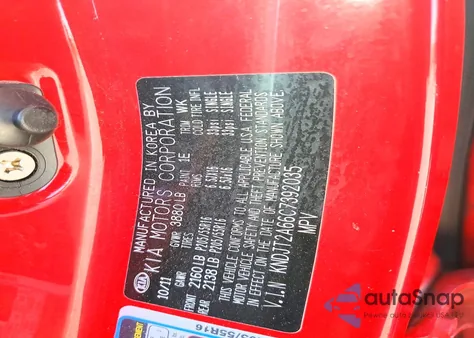 2012 Kia Soul + from USA, damaged, VIN KNDJT2A66C7392035